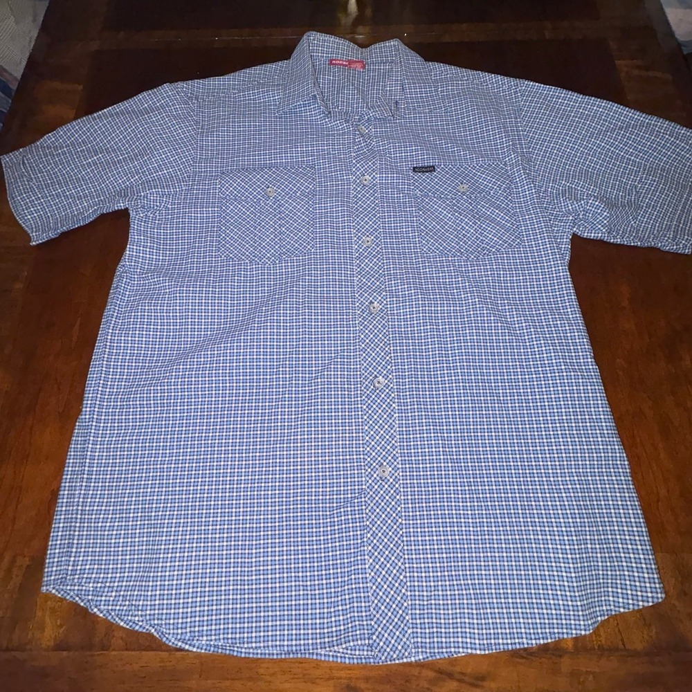 Roca Wear Check Button Up Shirt‎ XL Y2K Streetwear